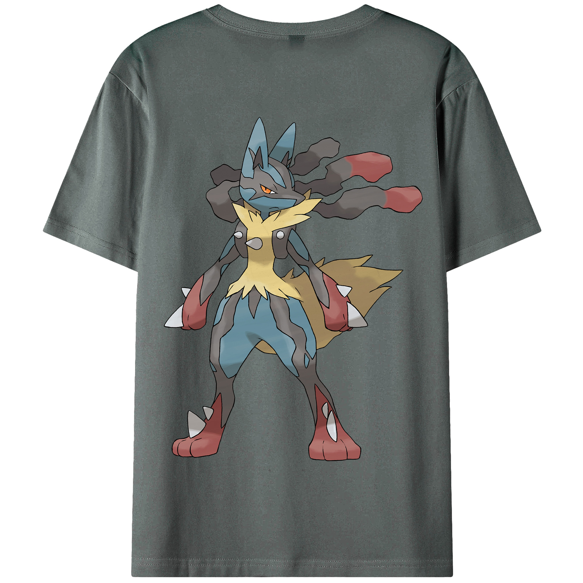 （画像用） ポケットモンスター Pokémon 綿100％半袖Tシャツ（背面プリント）